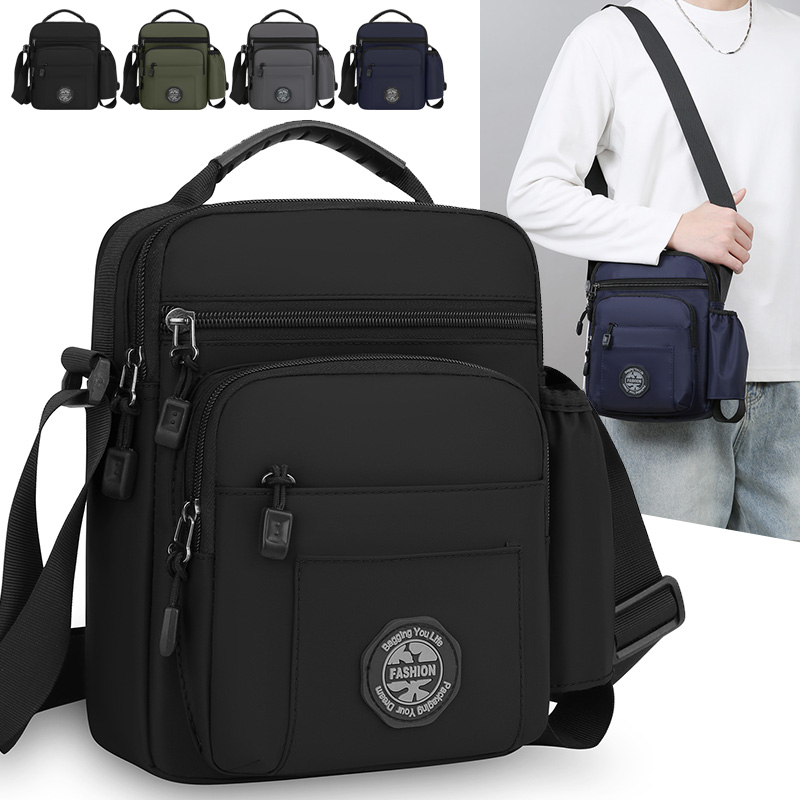 Travel Accessories Holder - حقيبة كتف رجالية مقاومة للماء متعددة
