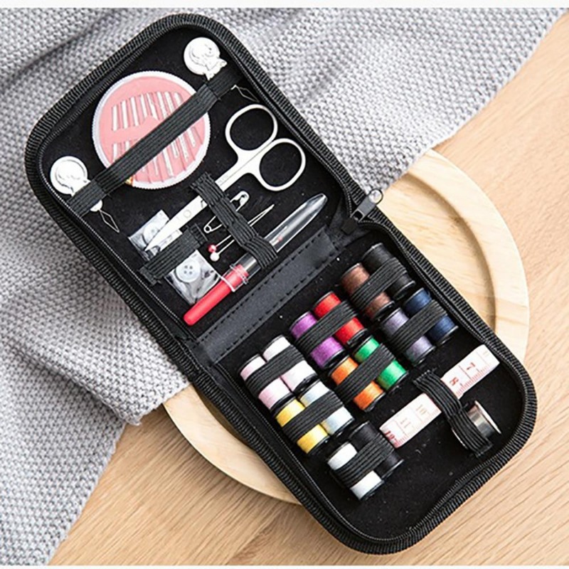 Travel Accessories Kit For Women - مجموعة خياطة محمولة للسفر والمنزل ،