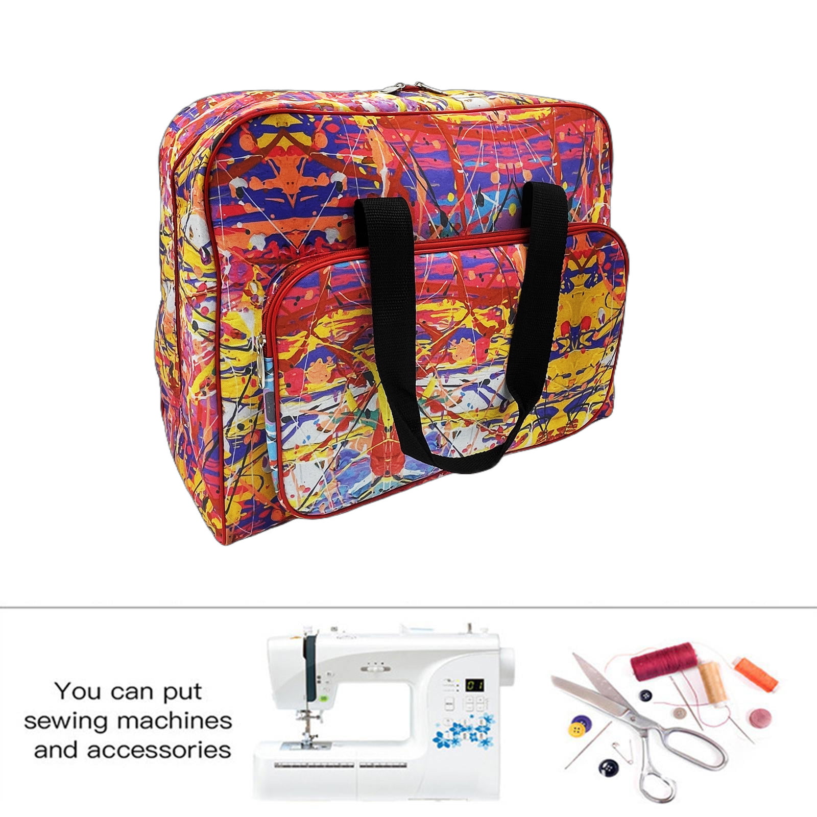 Travel Accessories Organizer - حقيبة حمل ماكينة خياطة متعددة الوظائف