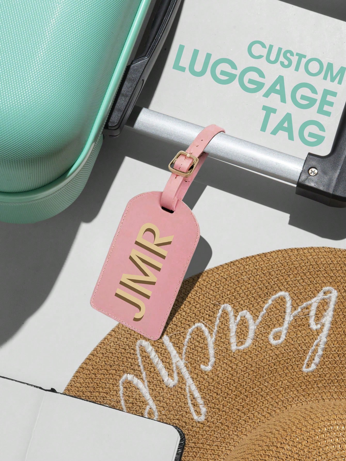 بطاقة أمتعة مخصصة بالأحرف الأو - مراجعة Travel Accessories Name وسعره
