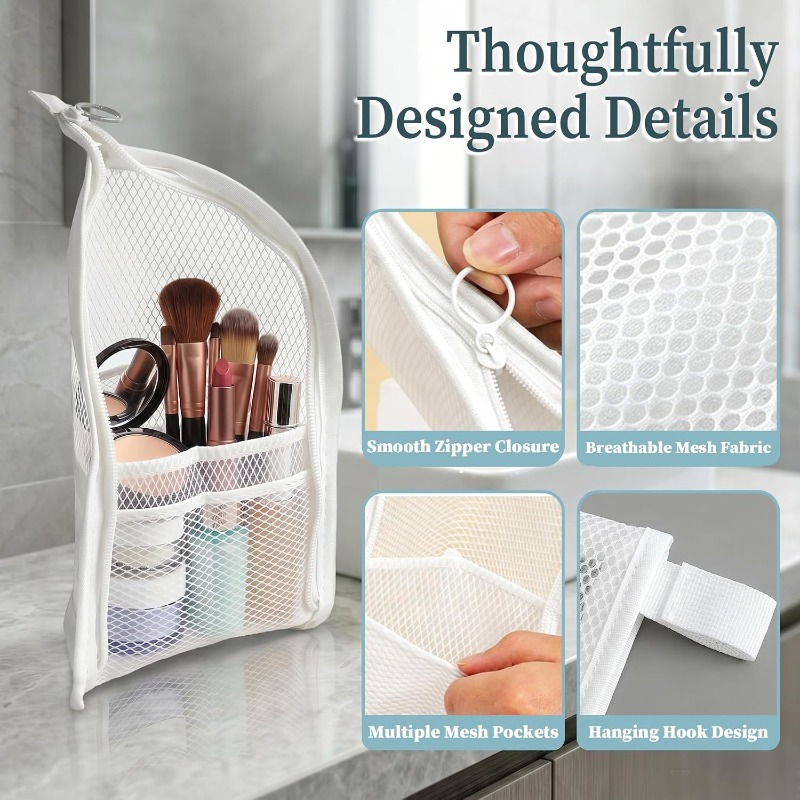 حقيبة مستلزمات الحمام شبكية قا - مراجعة Travel Accessories Holder وسعره