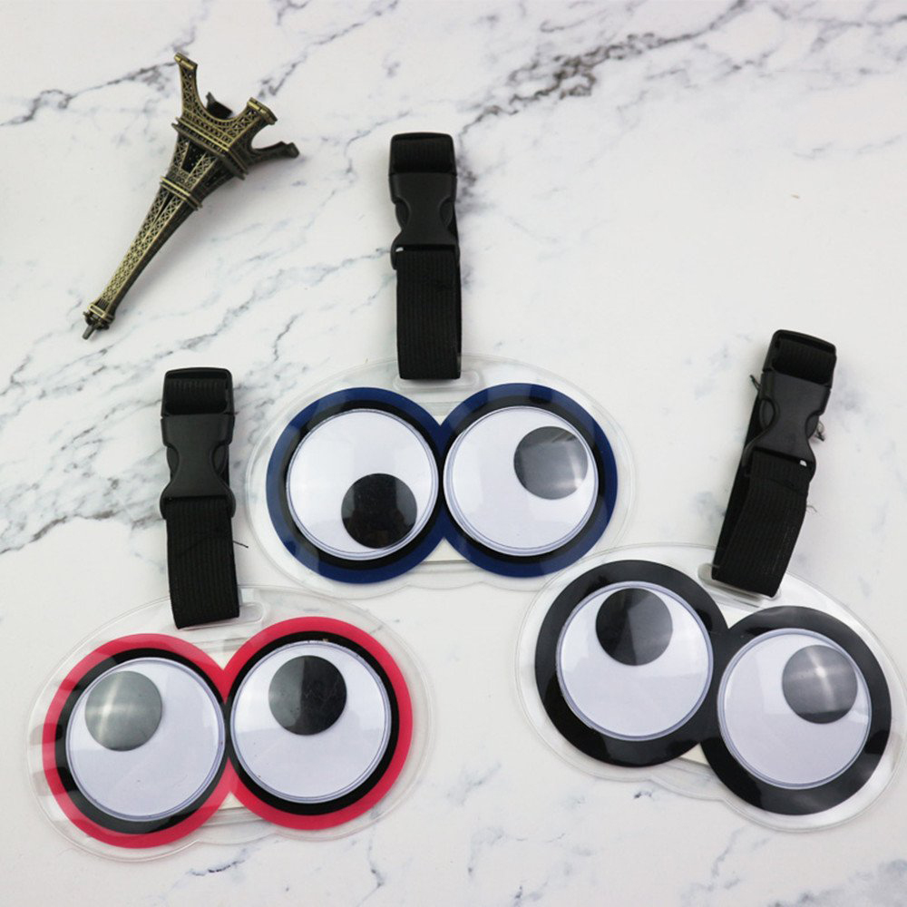 علامات أمتعة بتصميم عيون لطيفة - مراجعة Travel Accessories Name وسعره