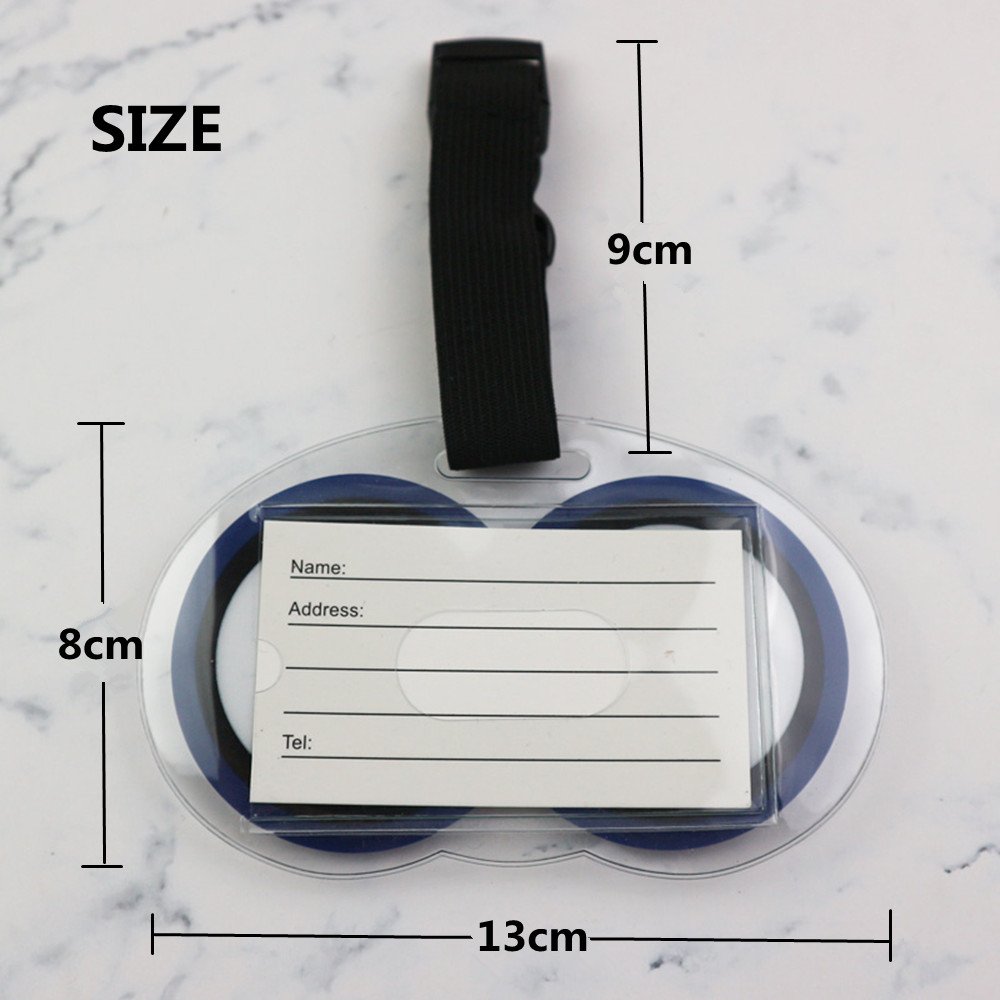 علامات أمتعة بتصميم عيون لطيفة - مراجعة Travel Accessories Name وسعره