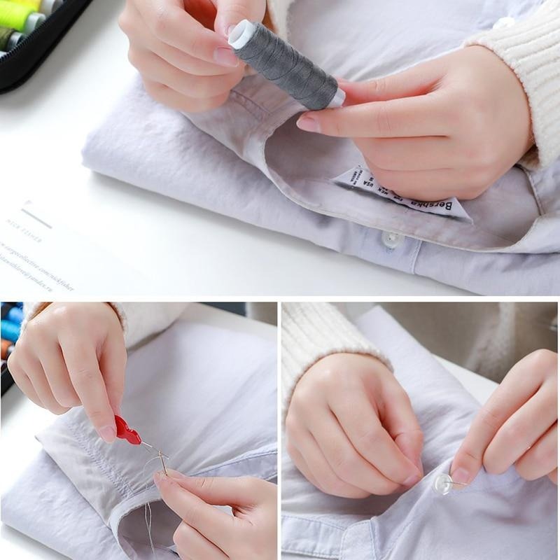 مجموعة خياطة محمولة للسفر والم - مراجعة Travel Accessories Kit For Women وسعره