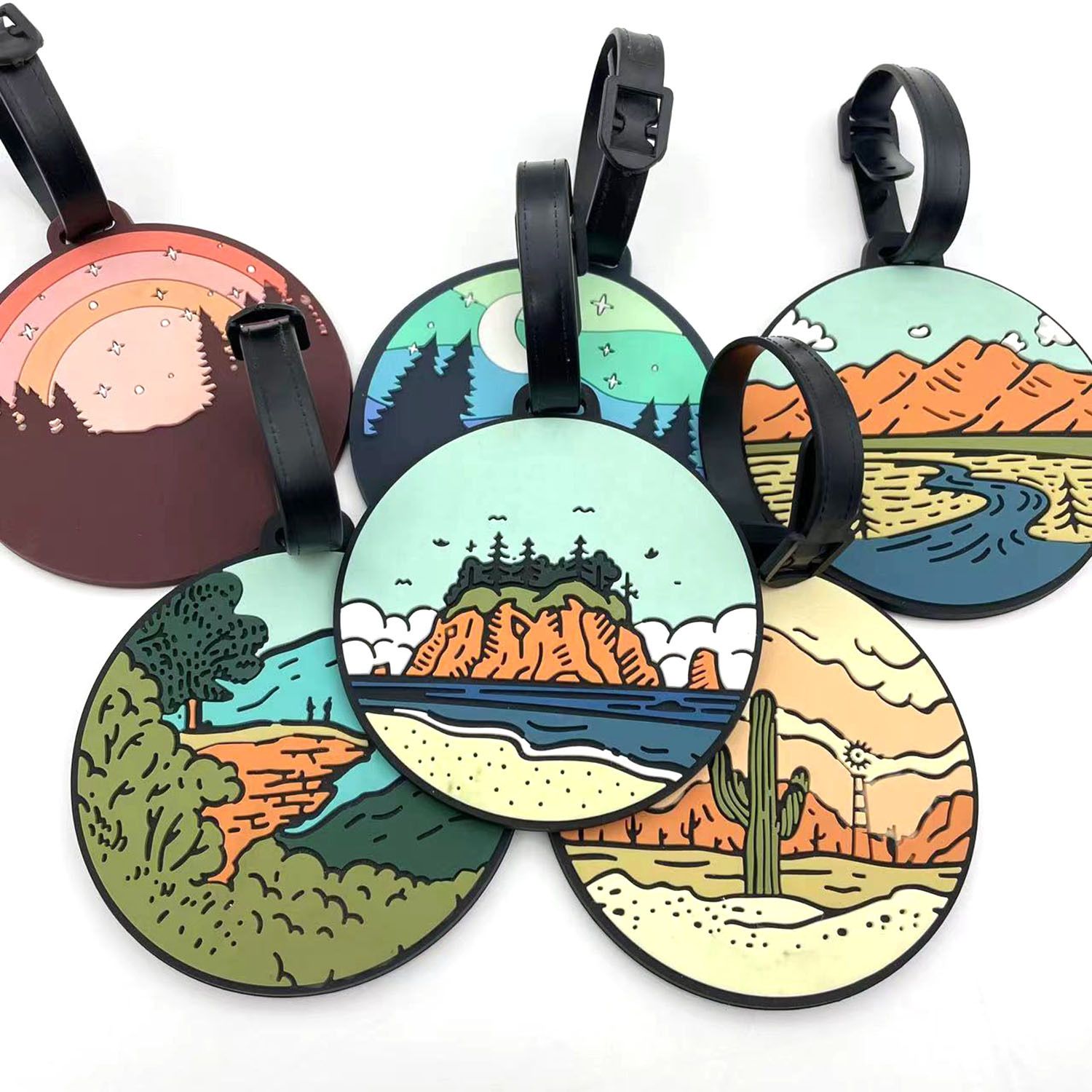 بطاقة تعريف أمتعة بتصميم سماء  - مراجعة Travel Accessories Name وسعره
