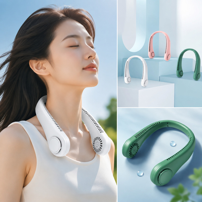 مروحة رقبة جديدة بدون شفرات لع - مراجعة Travel Accessories Electronics وسعره