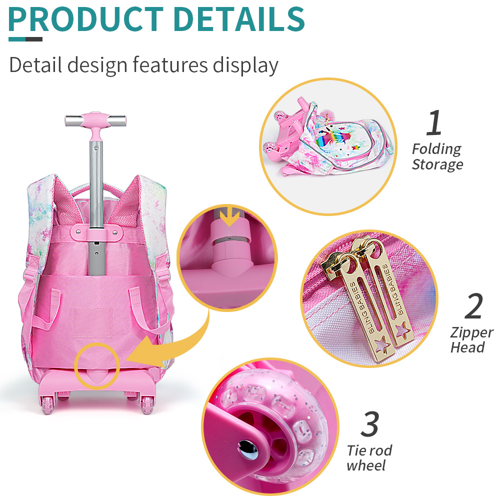 3 قطع حقيبة سفر للأطفال، حقيبة - مراجعة Travel Accessories Europe وسعره