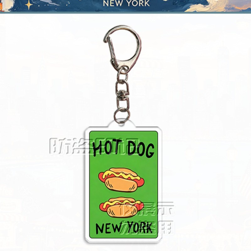 سلسلة مفاتيح أكريليك مطبوعة عل - مراجعة Travel Accessories New York وسعره