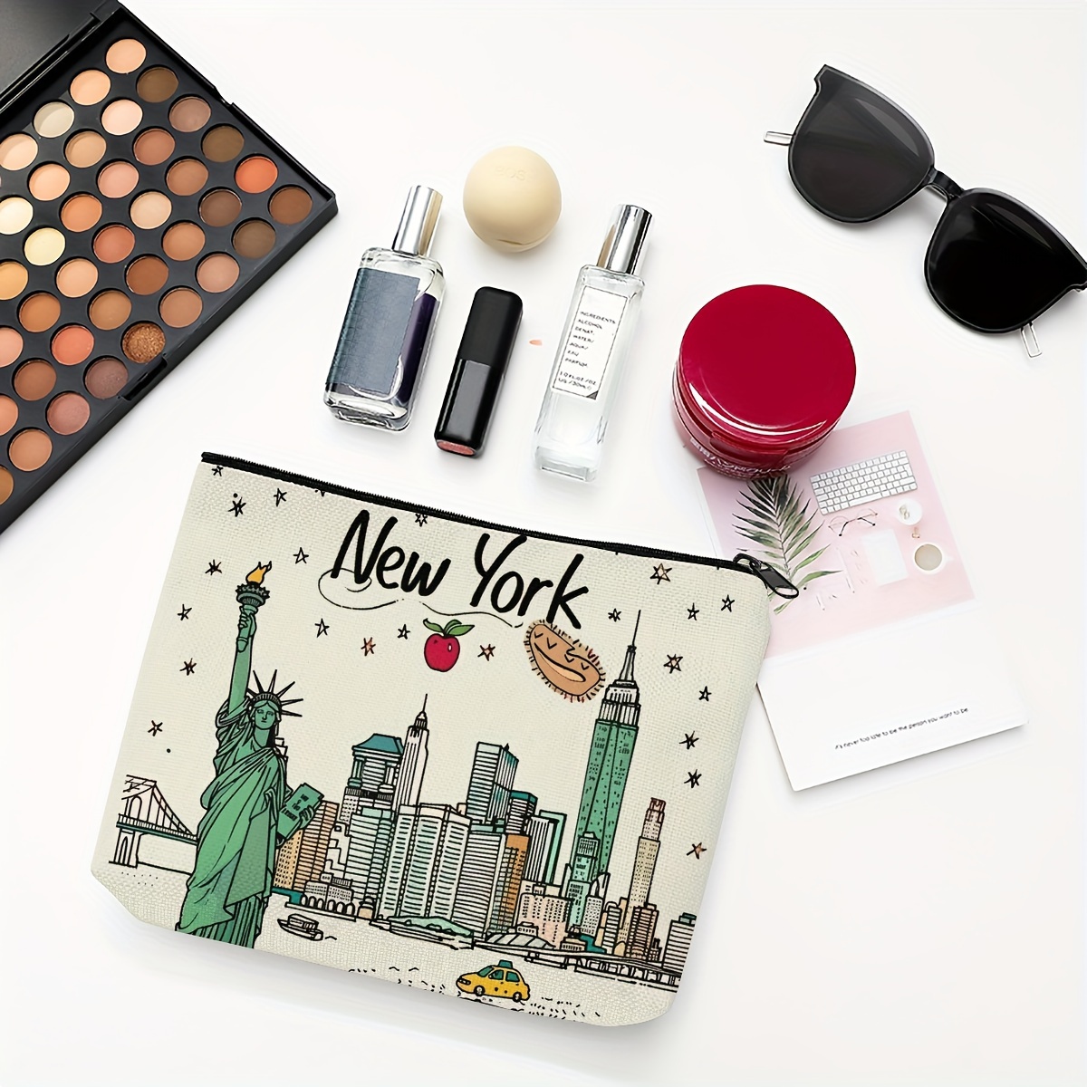 حقيبة مستحضرات تجميل عصرية وجذ - مراجعة Travel Accessories New York وسعره