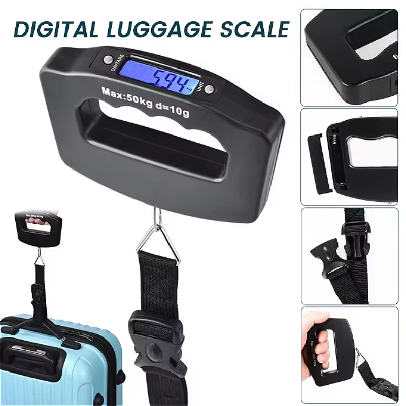 ميزان رقمي للأمتعة بسعة 50 كجم - مراجعة Travel Accessories Electronics وسعره