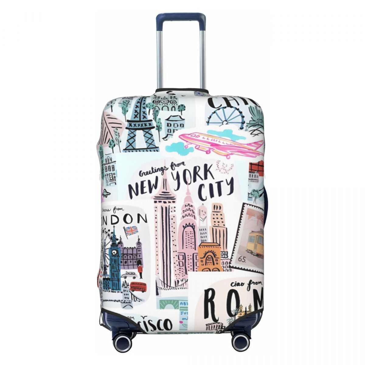السفر يطبع غطاء حقيبة ، لوازم  - مراجعة Travel Accessories New York وسعره