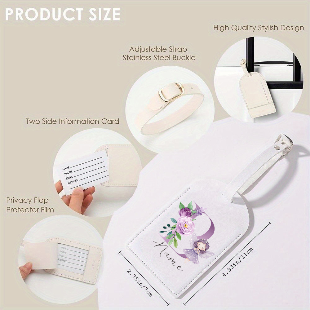 بطاقة أمتعة مخصصة من البولي يو - مراجعة Travel Accessories Name وسعره