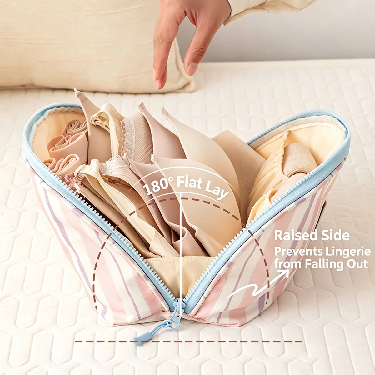 حقيبة تخزين الملابس الداخلية،  - مراجعة Travel Accessories Holder وسعره