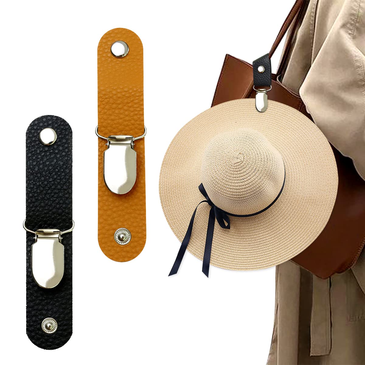 مشبك قبعة من الجلد الصناعي للس - مراجعة Travel Accessories Holder وسعره